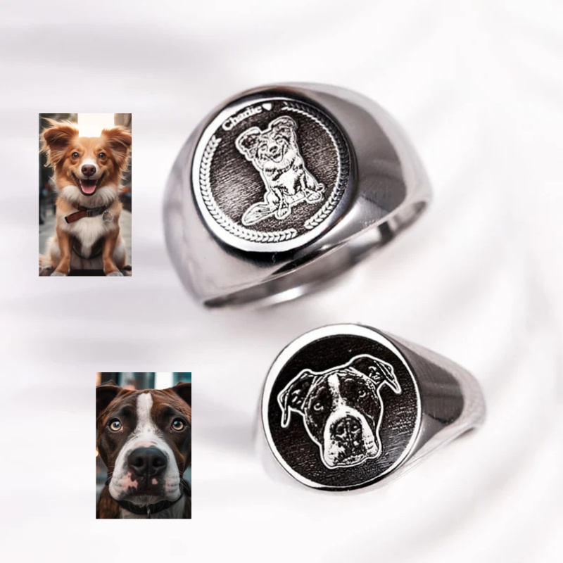 Body Jewelry Wholesale - Pierścień sygnetowy z grawerem na zamówienie