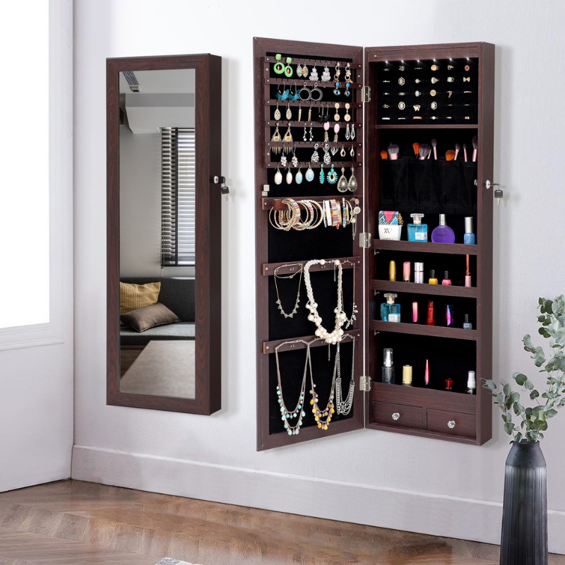 Body Jewelry Storage - Lustro na całą postawę, lustro do