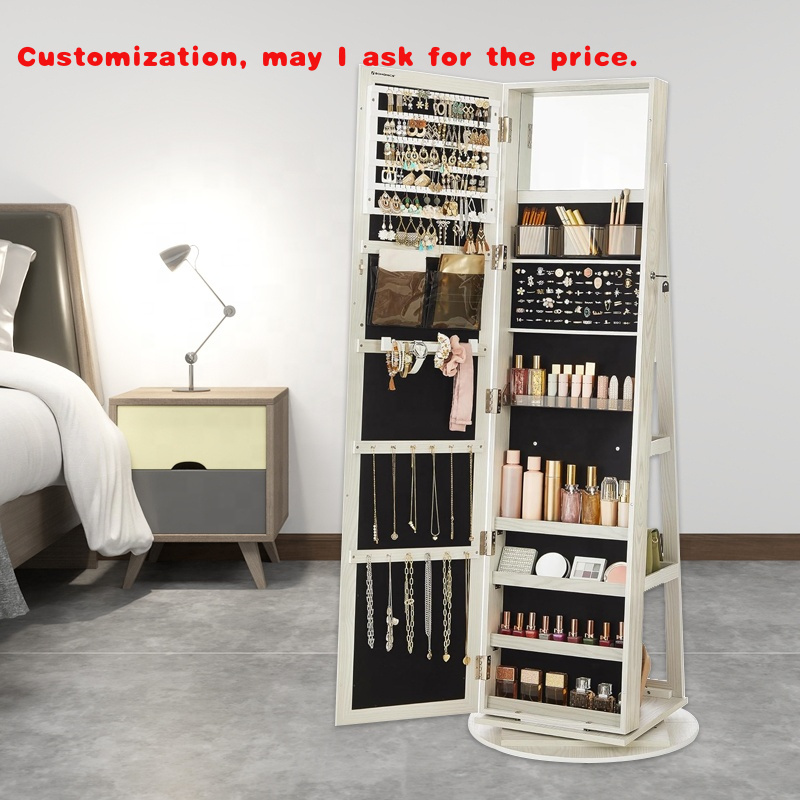 Body Jewelry Storage - Lustro na całej długości ciała, wolnostojące,
