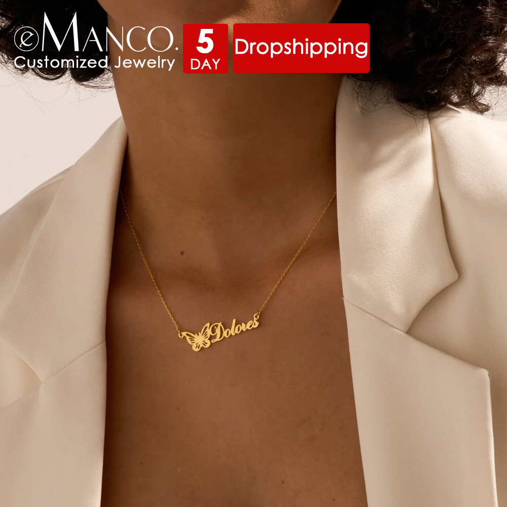 Body Jewelry Wholesale - EMANCO Fashion Nowy Personalizowany Naszyjnik z