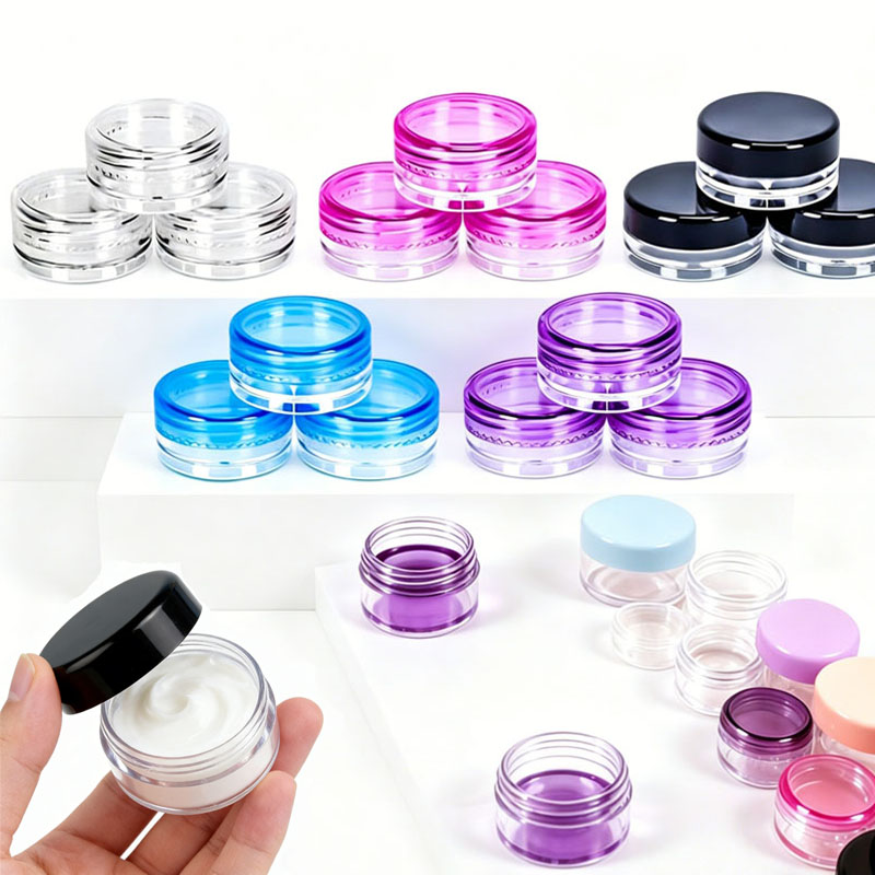 Body Jewelry Storage - 100 szt. Puste małe słoiczki kosmetyczne