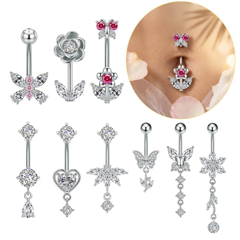 1 szt. Pierścień do pępka z cy – Body Jewelry Belly Button Rings recenzja i cena