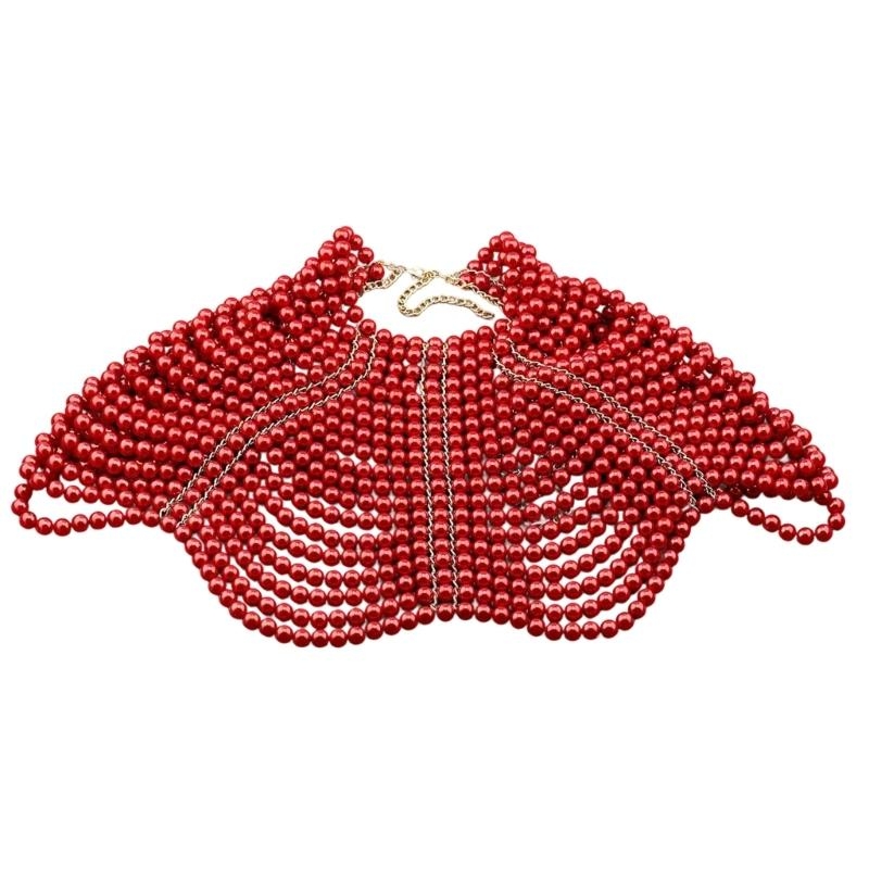 49MD Elegancki damski szal Wie – Body Jewelry Necklace recenzja i cena