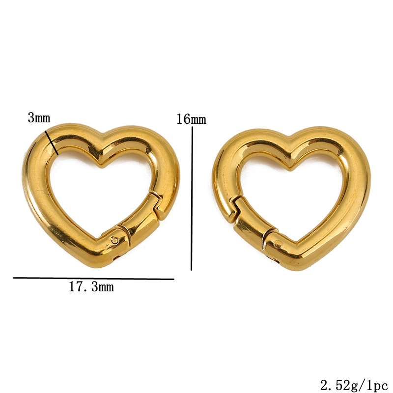 2 szt. Zapięcia ze Stali Nierd – Daith Heart Ring recenzja i cena