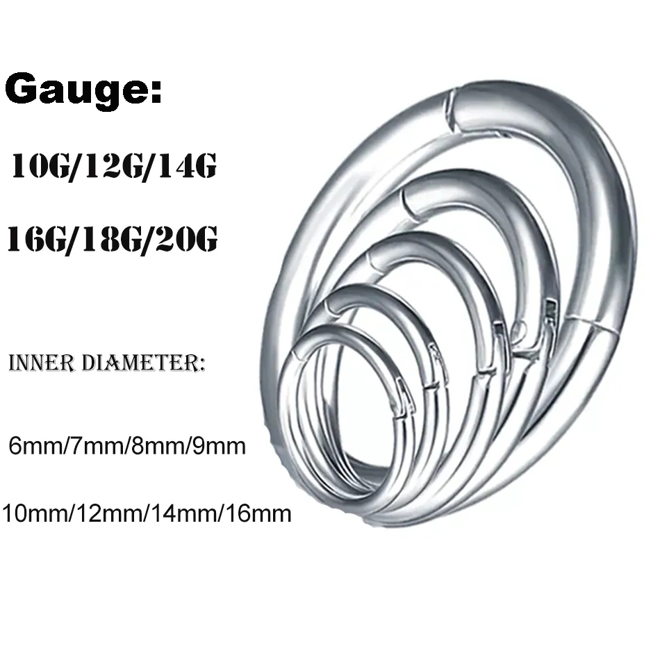 1Pc G23 Titanium Hinged Segmen – Body Jewelry Septum recenzja i cena