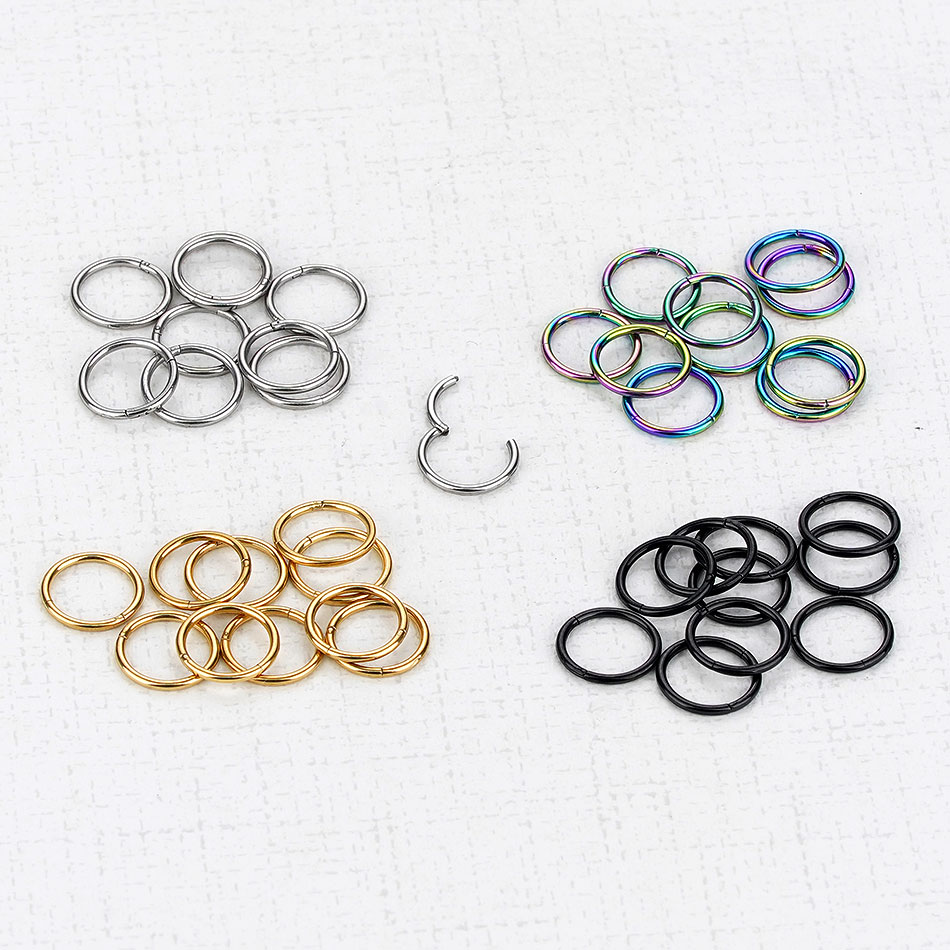 1Pc G23 Titanium Hinged Segmen – Body Jewelry Septum recenzja i cena