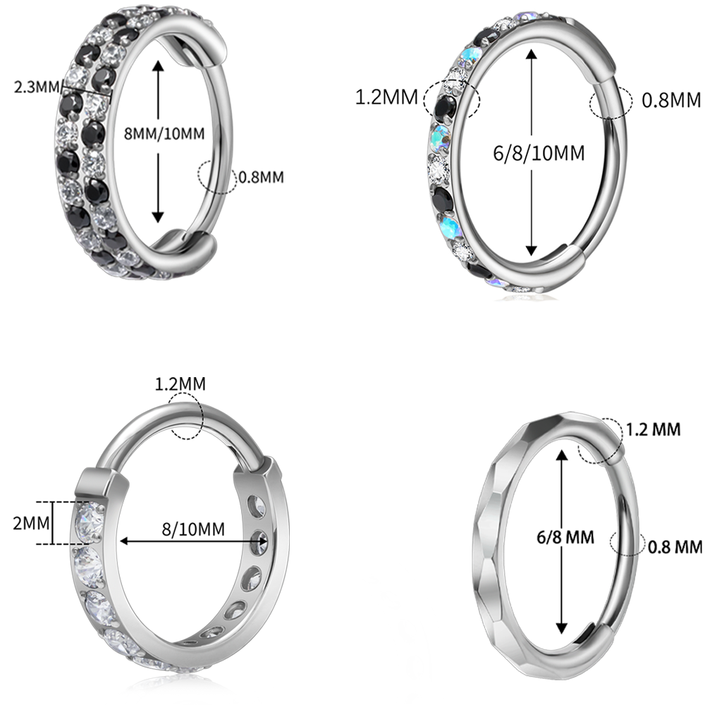 Kolczyk segmentowy z tytanu G2 – Body Jewelry Septum recenzja i cena