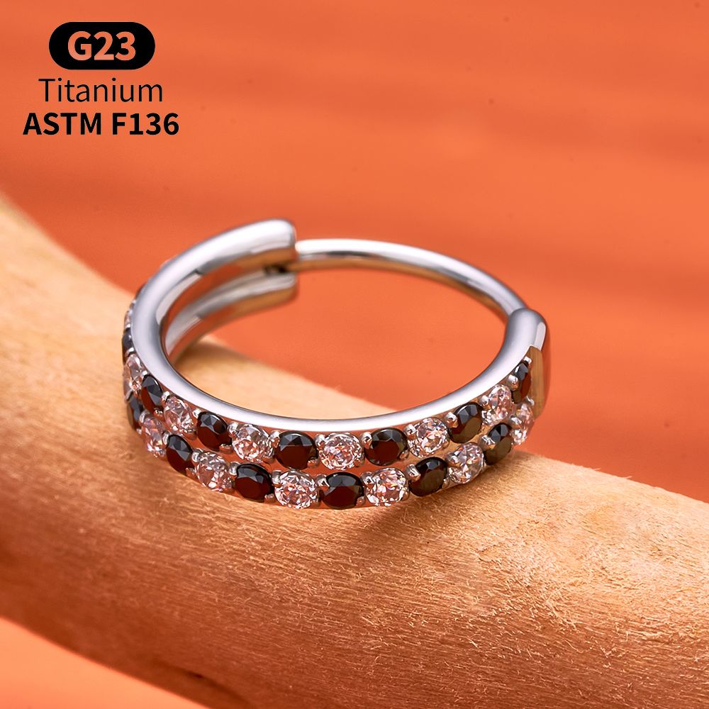 Kolczyk segmentowy z tytanu G2 – Body Jewelry Septum recenzja i cena