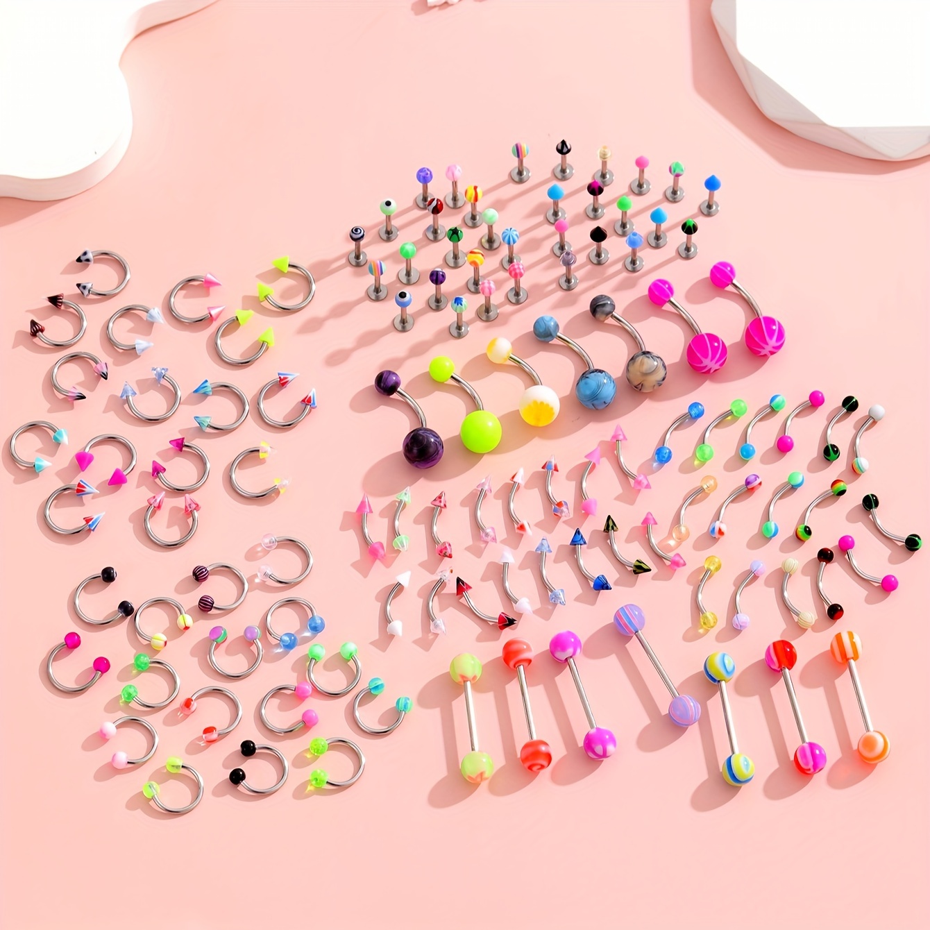 45/80/110 sztuk Mix stylów jęz – Body Jewelry Storage recenzja i cena