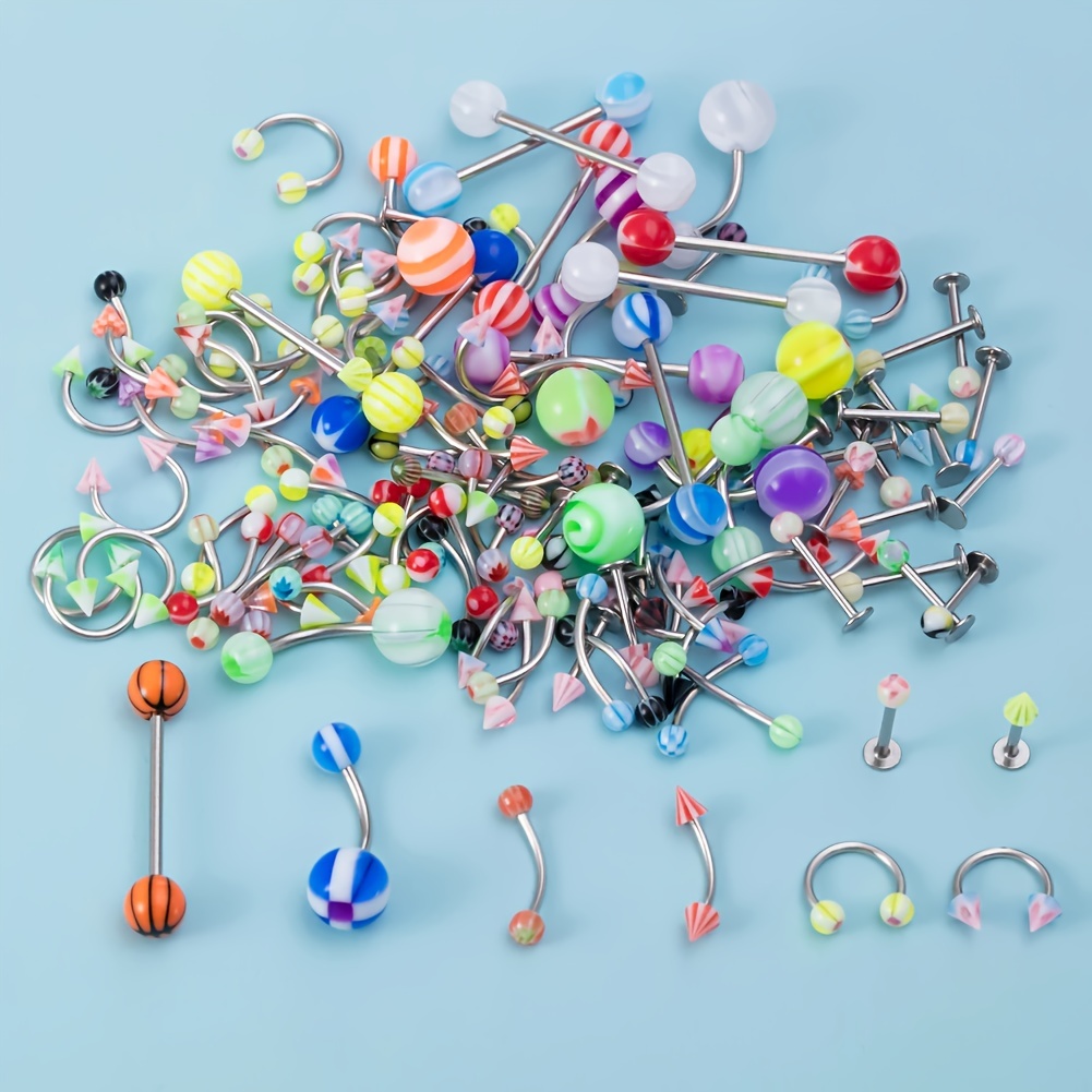 45/80/110 sztuk Mix stylów jęz – Body Jewelry Storage recenzja i cena