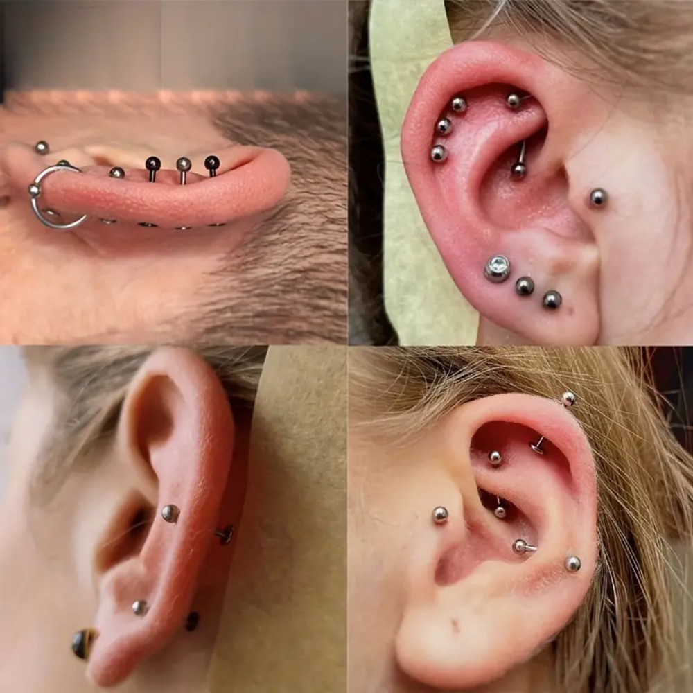 10 sztuk G23 tytanowe gwintowa – Body Jewelry Internally Threaded recenzja i cena