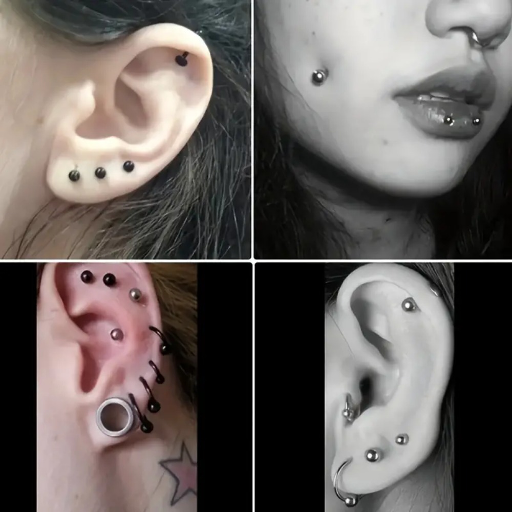 10 sztuk G23 tytanowe gwintowa – Body Jewelry Internally Threaded recenzja i cena