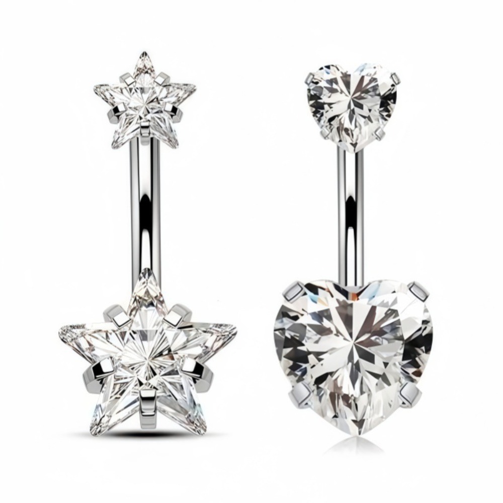 Kolczyki do pępka ze stali nie – Body Jewelry Belly Button Rings recenzja i cena