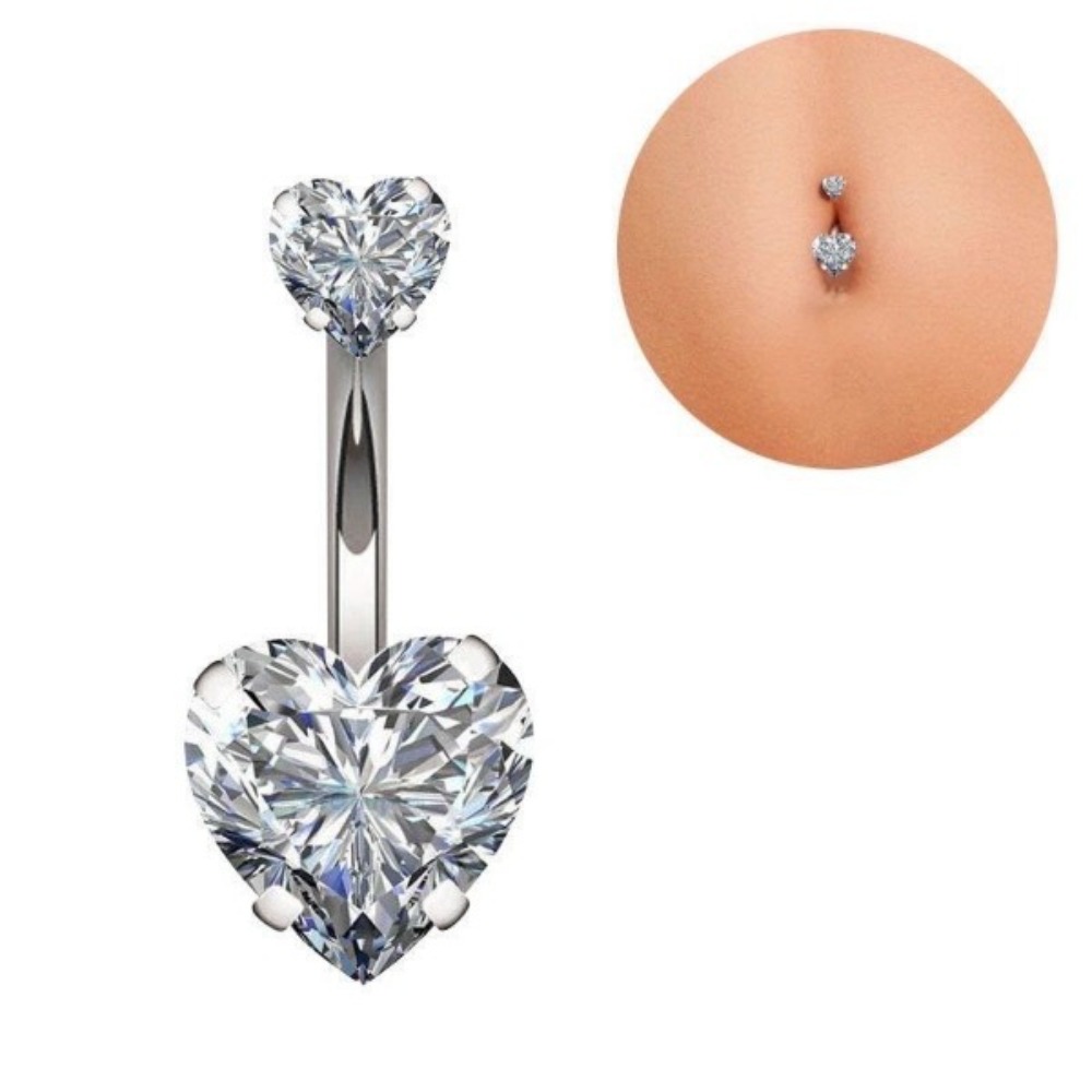 Kolczyki do pępka ze stali nie – Body Jewelry Belly Button Rings recenzja i cena