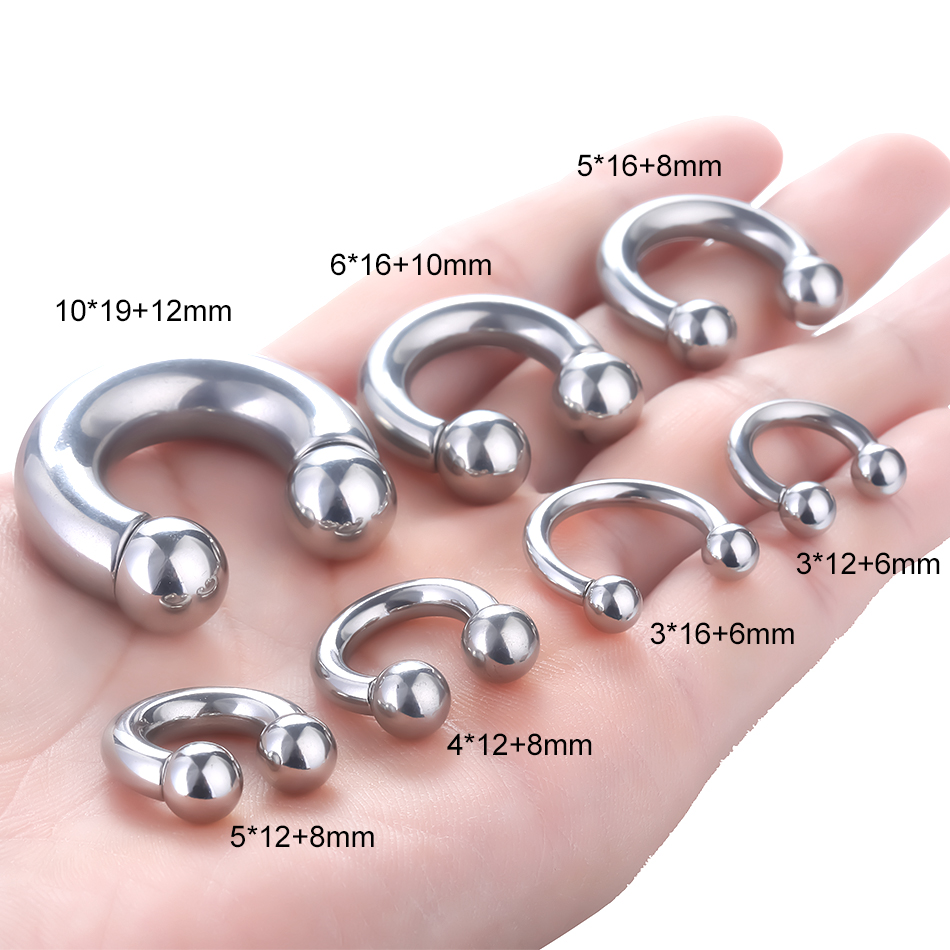 1Pc/lot Stalowy duży duży rozm – Body Jewelry Septum recenzja i cena