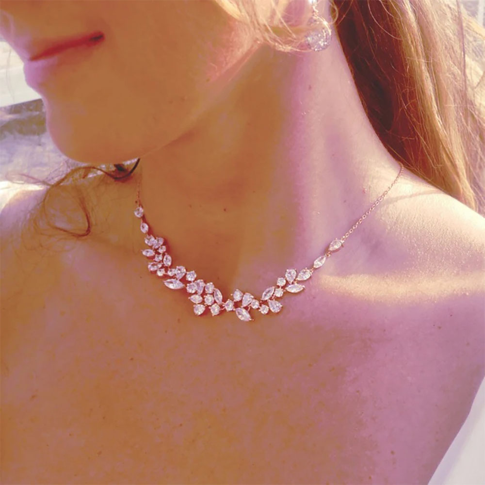 Luksusowy srebrny łańcuszek na – Body Jewelry Necklace recenzja i cena