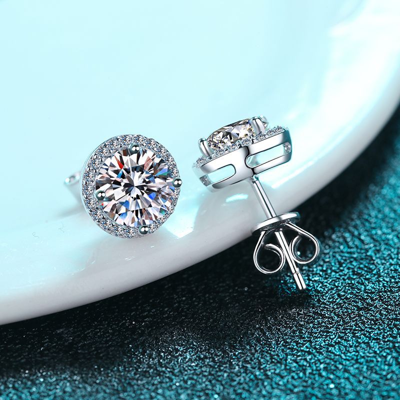 925 Sterling Silver 1 Carat Mo – Body Jewelry Diamond recenzja i cena