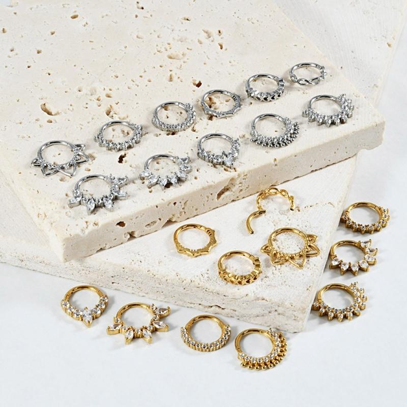 31BB kryształowy pierścień na  – Body Jewelry Septum recenzja i cena