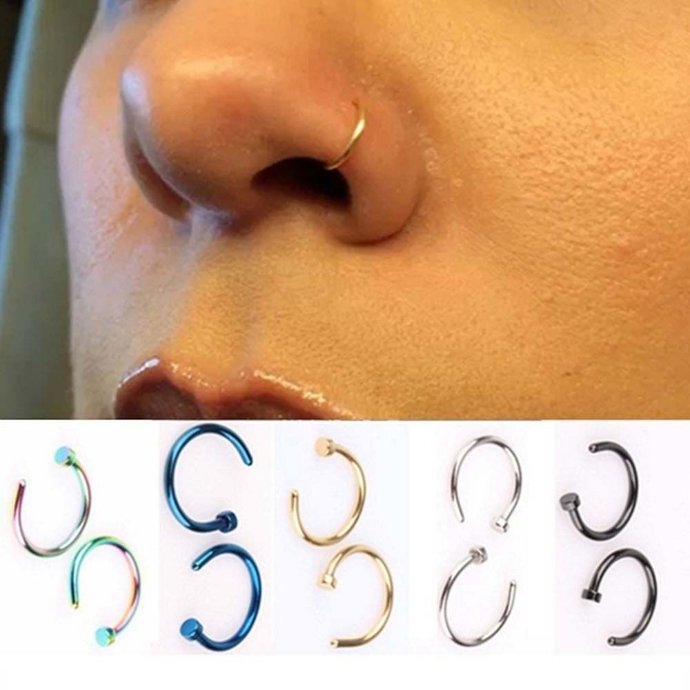Cienkie kolczyki w kształcie l – Body Jewelry Septum recenzja i cena