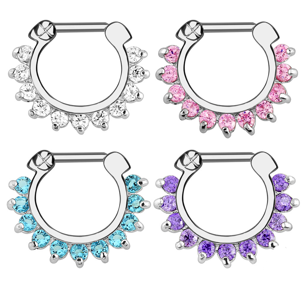 1 szt. Klipsowy pierścień na p – Body Jewelry Septum recenzja i cena