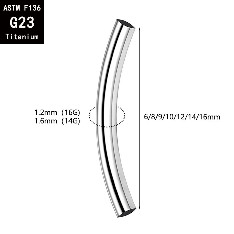 5 sztuk/partia ASTM F136 Tytan – Body Jewelry Internally Threaded recenzja i cena