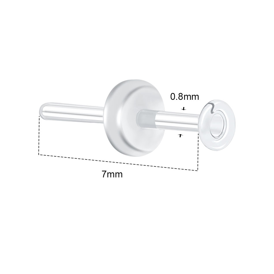 1/5 SZT. Szklany kolczyk do no – Body Jewelry Storage recenzja i cena