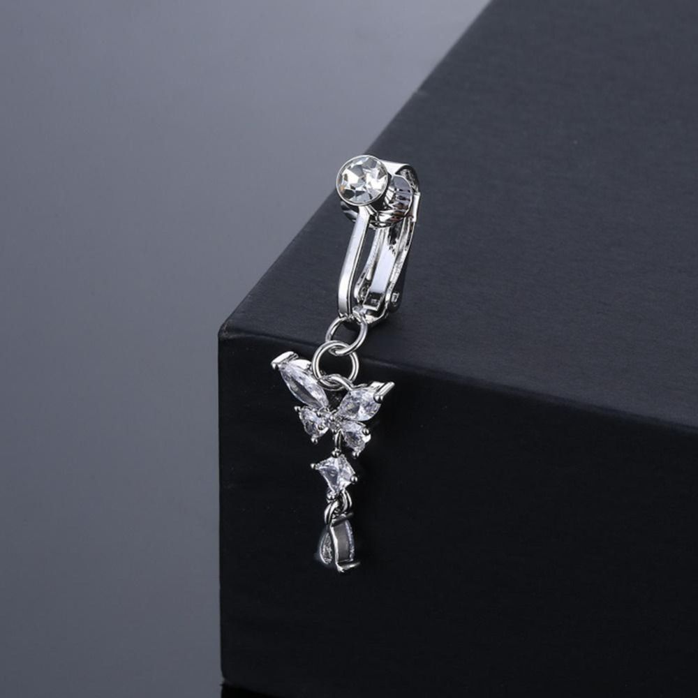 Klips na pępek z motywem motyl – Body Jewelry Belly Button Rings recenzja i cena