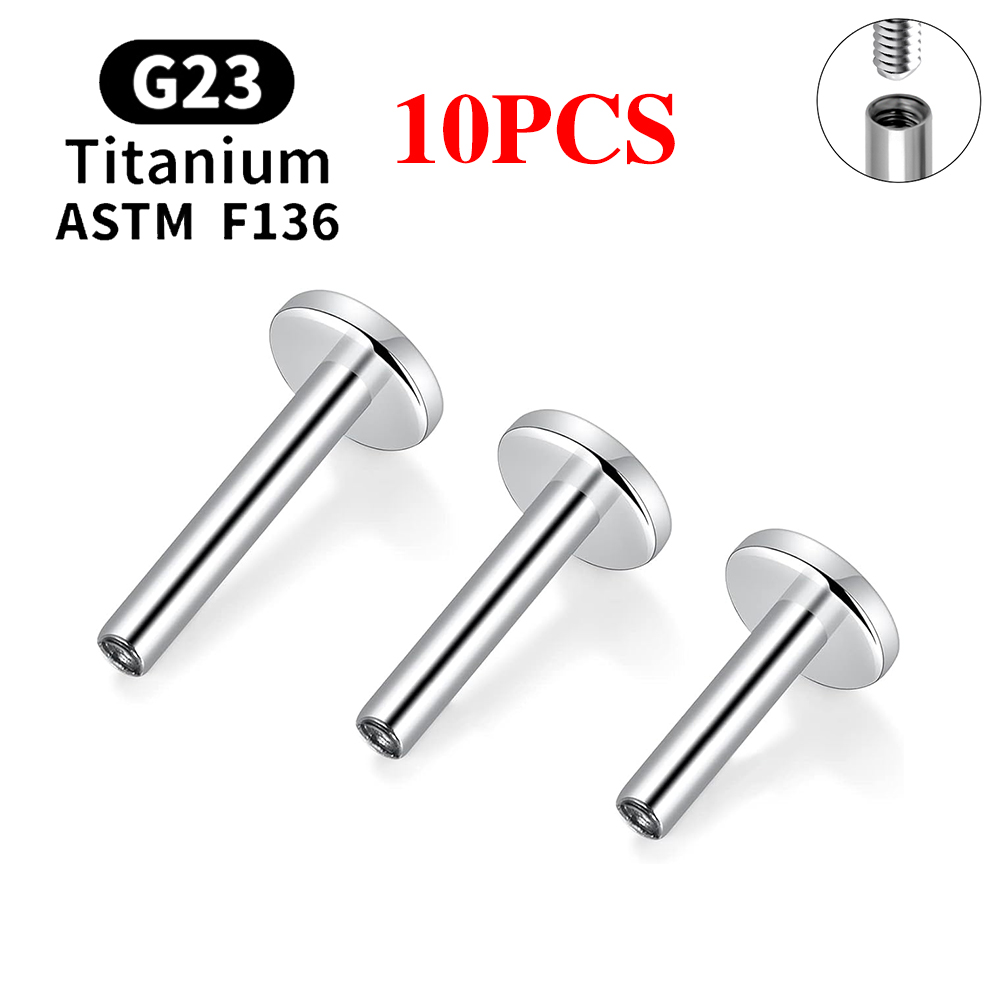 10 sztuk G23 tytanowy Piercing – Body Jewelry Internally Threaded recenzja i cena