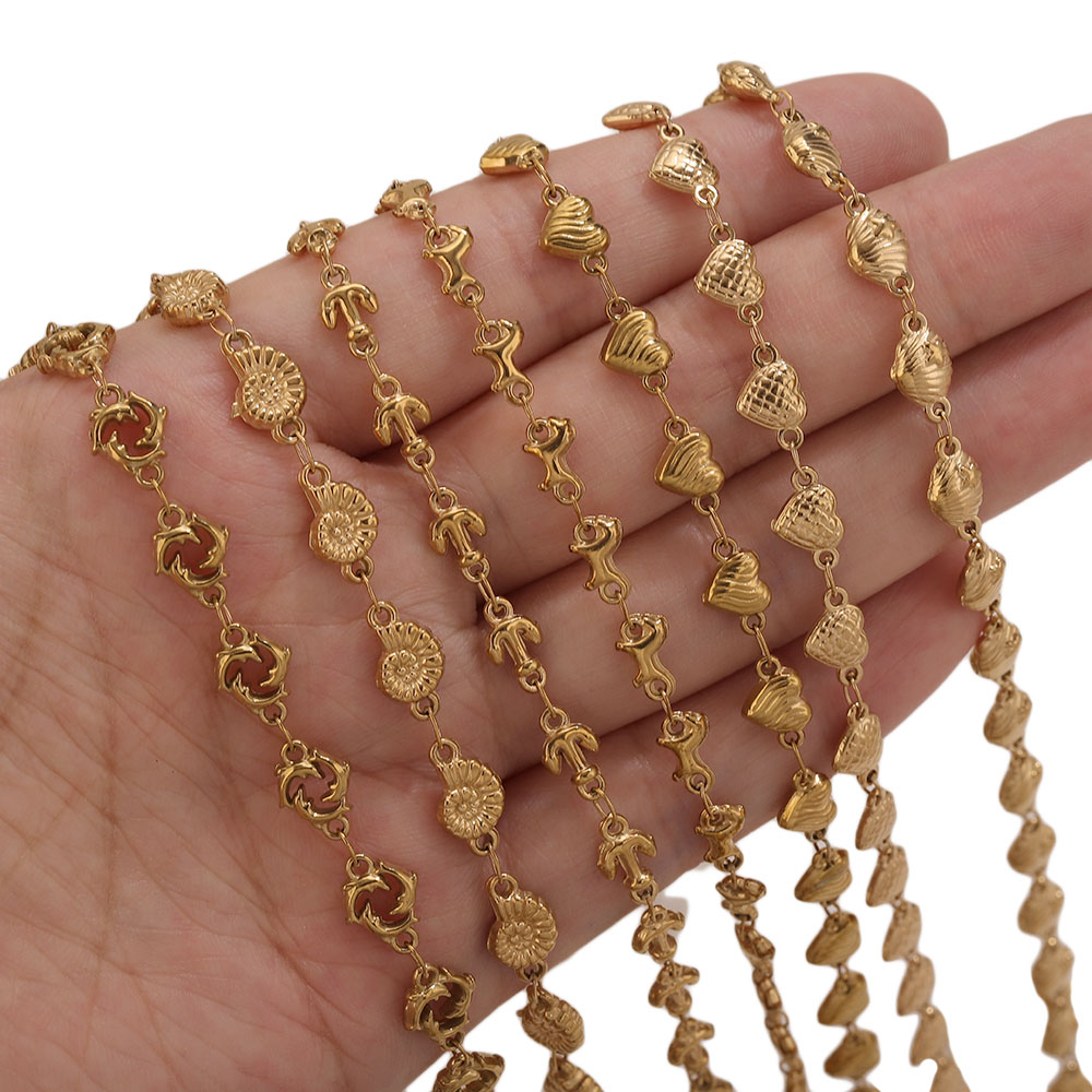 1M Złote Łańcuszki ze Stali Ni – Body Jewelry Wholesale recenzja i cena