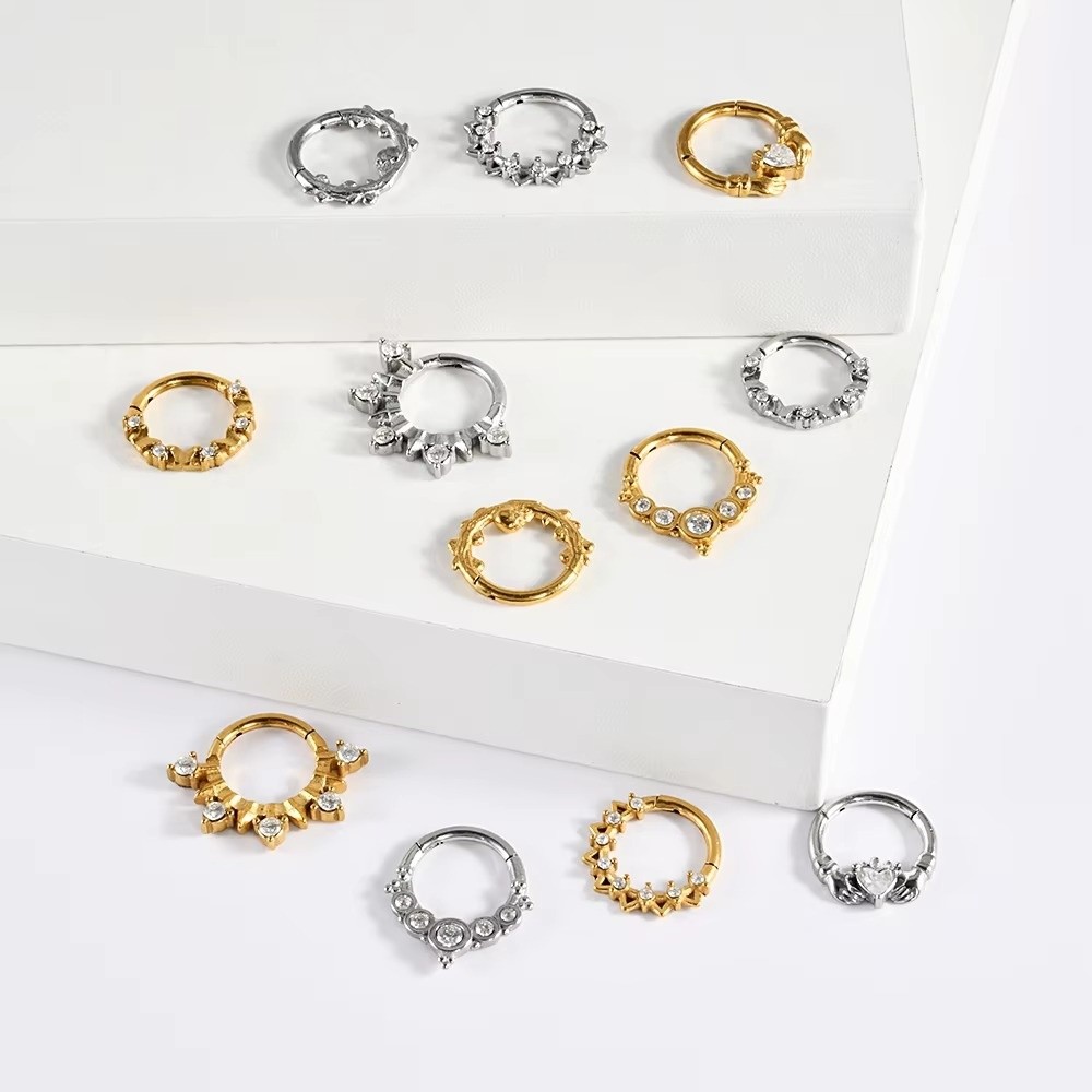 1 szt. Pierścień do septum ze  – Body Jewelry Septum recenzja i cena