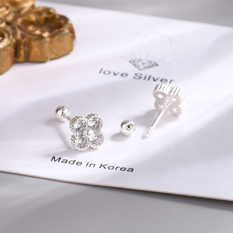 925 srebro cztery okrągłe cyrk – Body Jewelry Diamond recenzja i cena