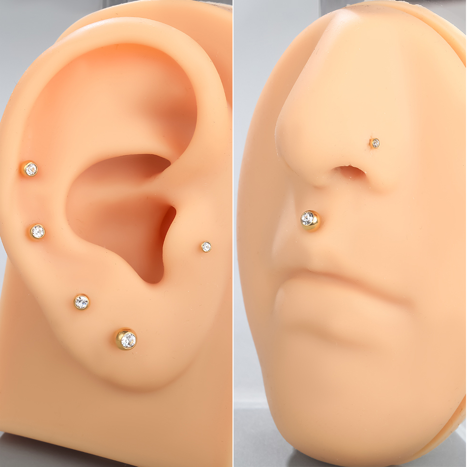 G23 Titanium Labret Piercing L – Body Jewelry Internally Threaded recenzja i cena