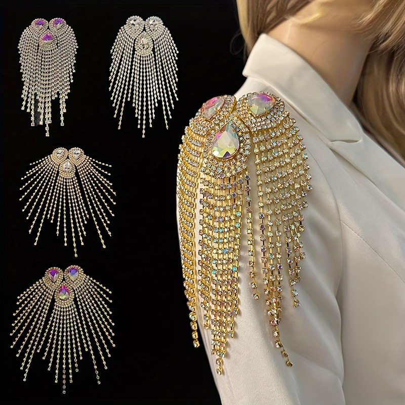 Duży rozmiar, broszka z frędzl – Body Jewelry Diamond recenzja i cena