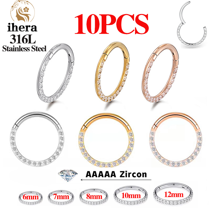 1/10 SZT. Pierścienie do nosa  – Body Jewelry Septum recenzja i cena