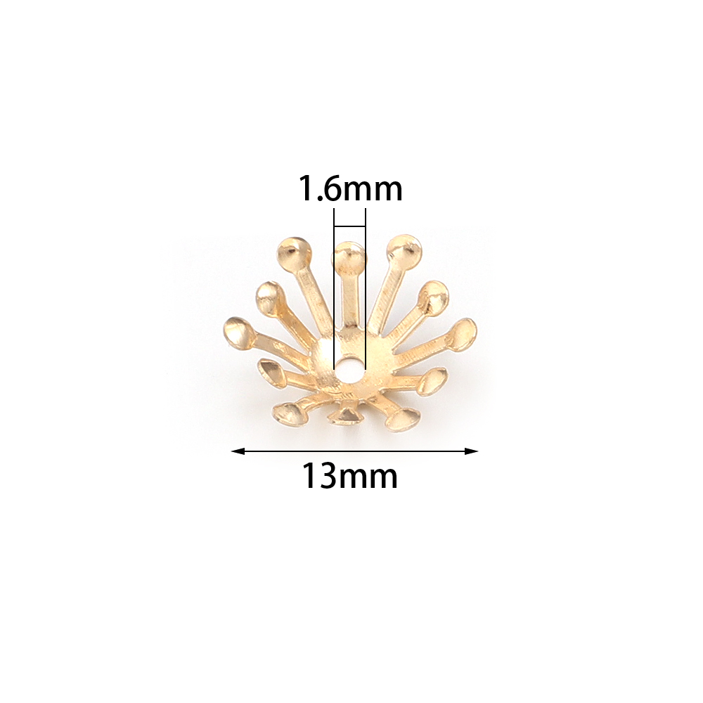 100 szt. Średnica 13MM Złote Ż – Body Jewelry Wholesale recenzja i cena