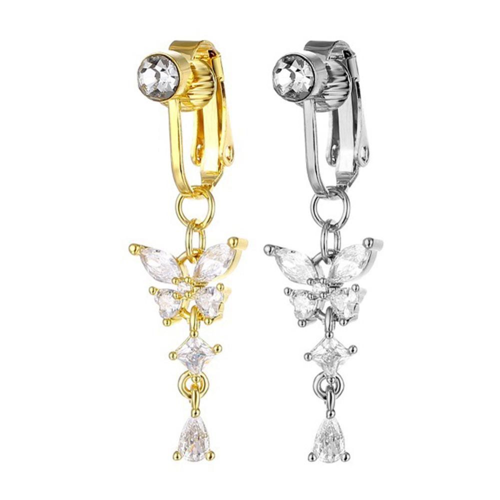 Klips na pępek z motywem motyl – Body Jewelry Belly Button Rings recenzja i cena