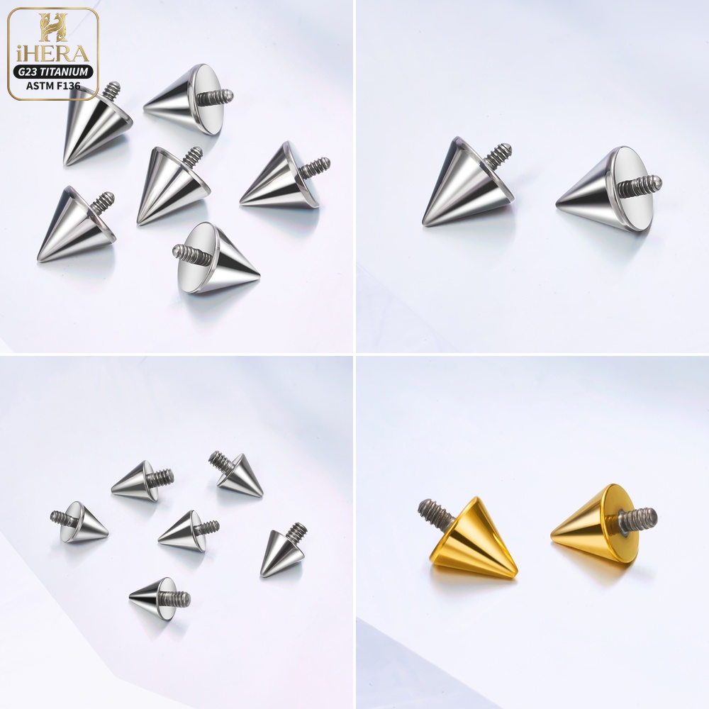Tytanowe Stożki do Kolczyków 1 – Body Jewelry Septum recenzja i cena