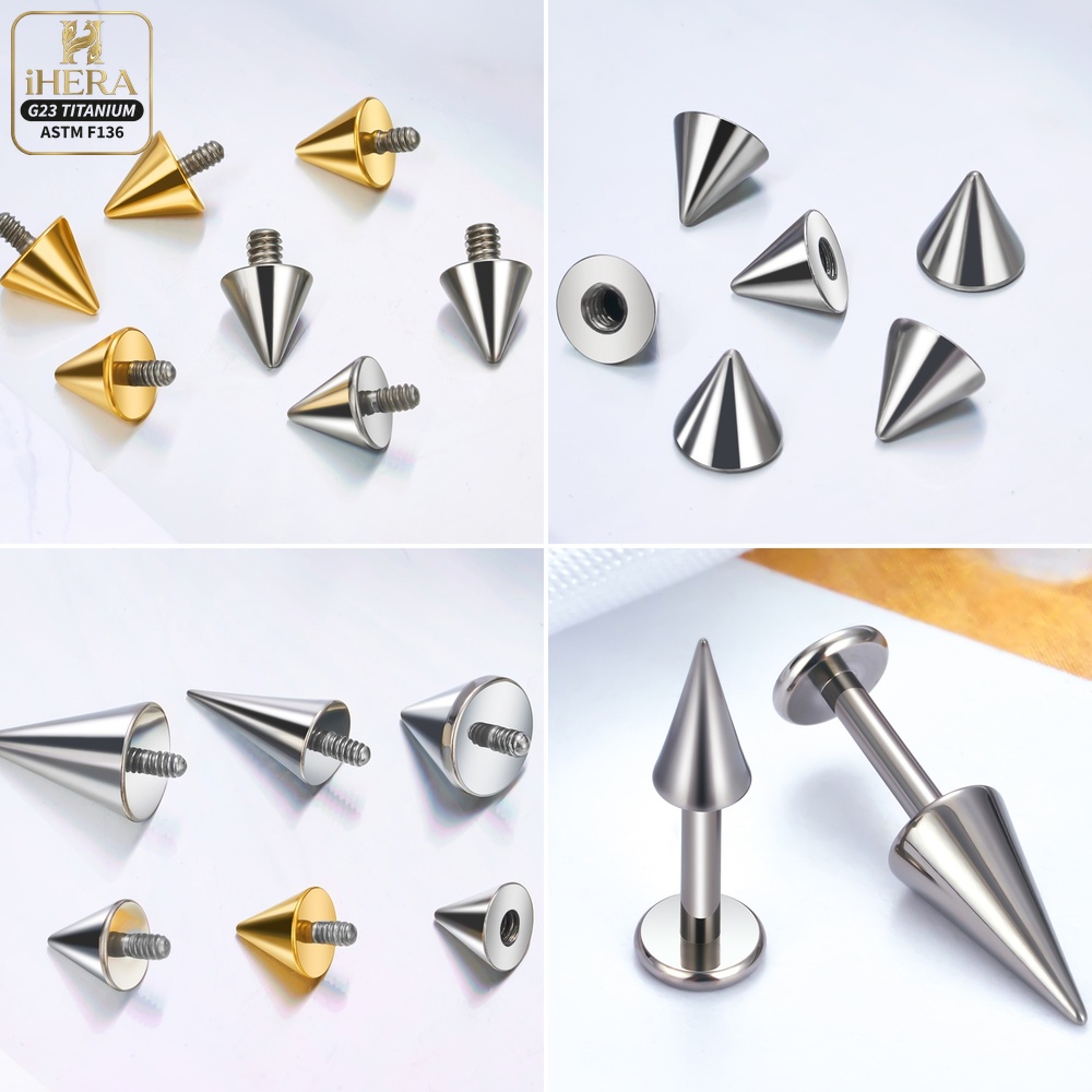 Tytanowe Stożki do Kolczyków 1 – Body Jewelry Septum recenzja i cena