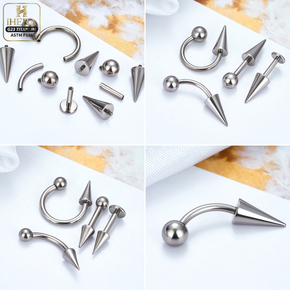 Tytanowe Stożki do Kolczyków 1 – Body Jewelry Septum recenzja i cena