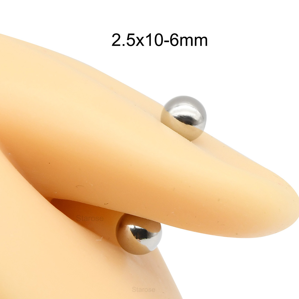 1Pc 12G-00G prosta sztanga ze  – Body Jewelry Internally Threaded recenzja i cena