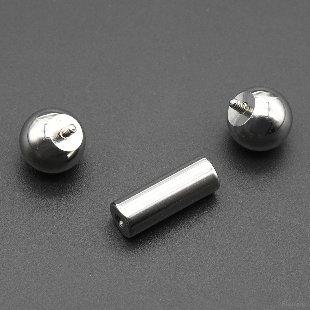 1Pc 12G-00G prosta sztanga ze  – Body Jewelry Internally Threaded recenzja i cena