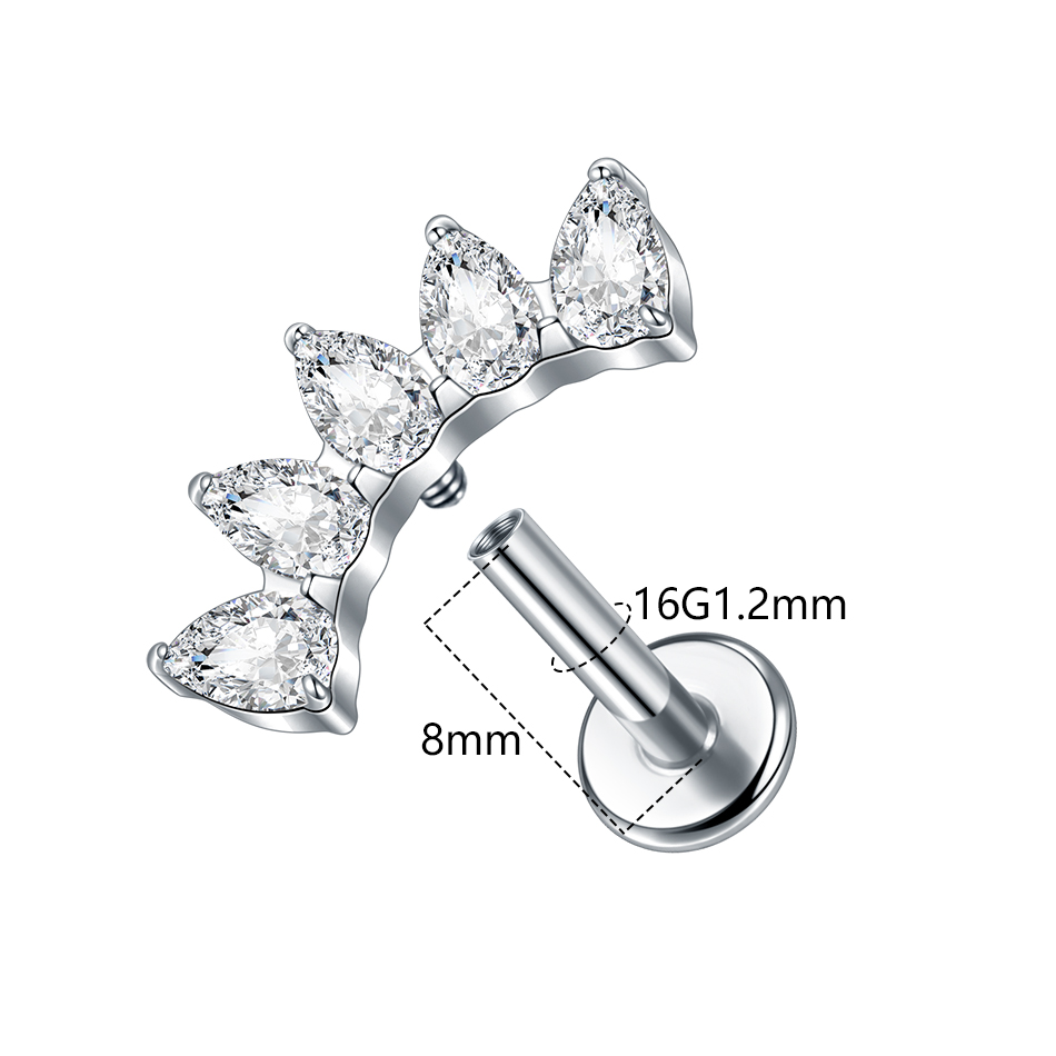 1 sztuk/5 sztuk G23 tytanowy l – Body Jewelry Internally Threaded recenzja i cena