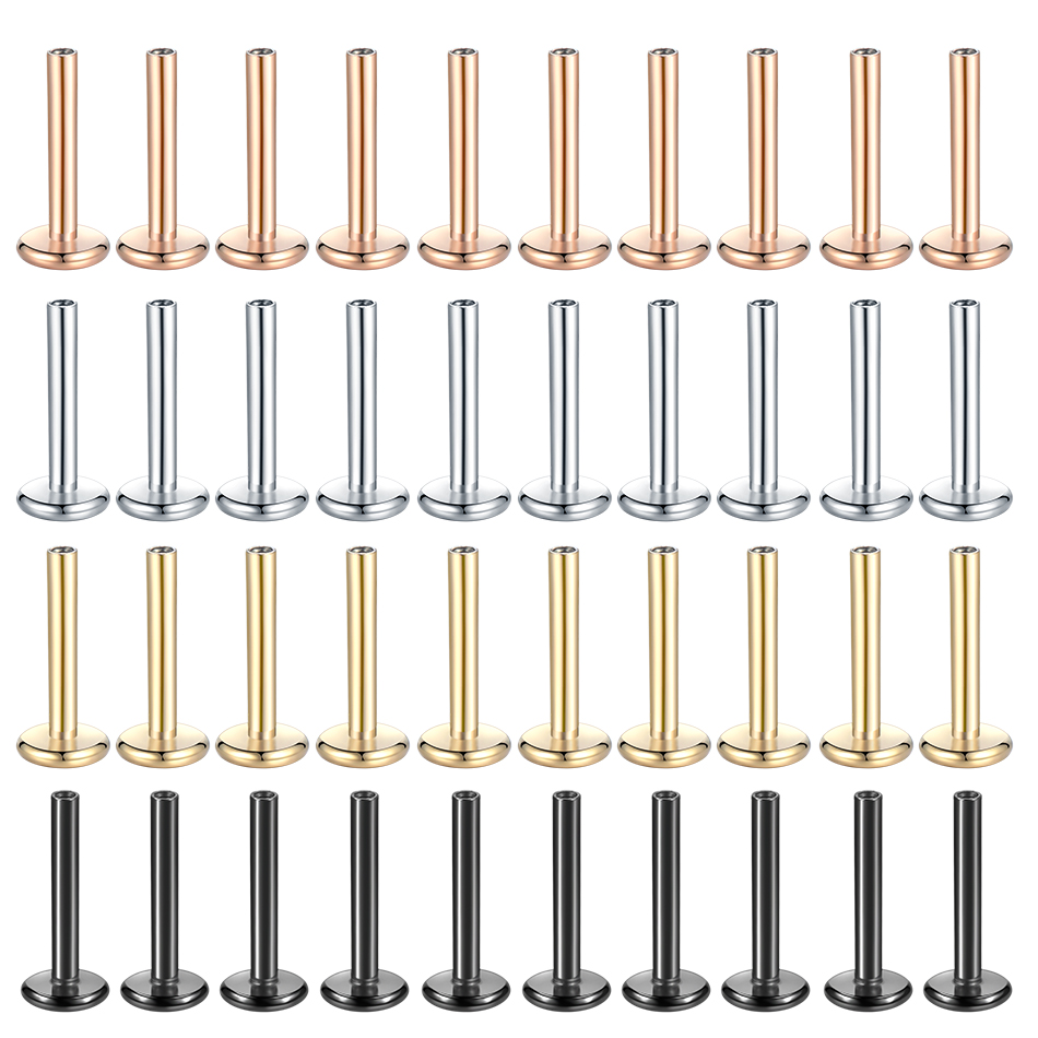 10 sztuk/zestaw stal chirurgic – Body Jewelry Internally Threaded recenzja i cena