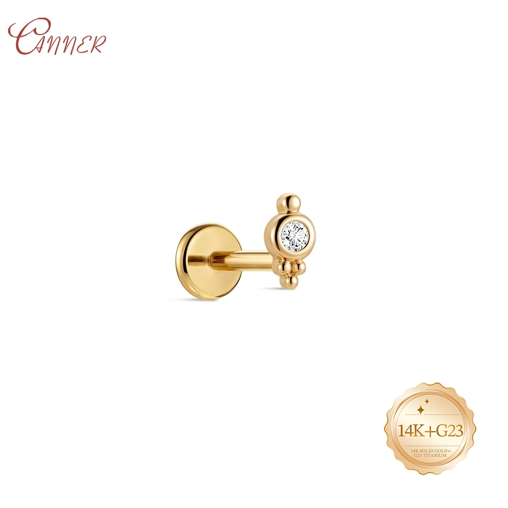 CANNER 14K Złoto Próby 945 Wew – Body Jewelry Internally Threaded recenzja i cena