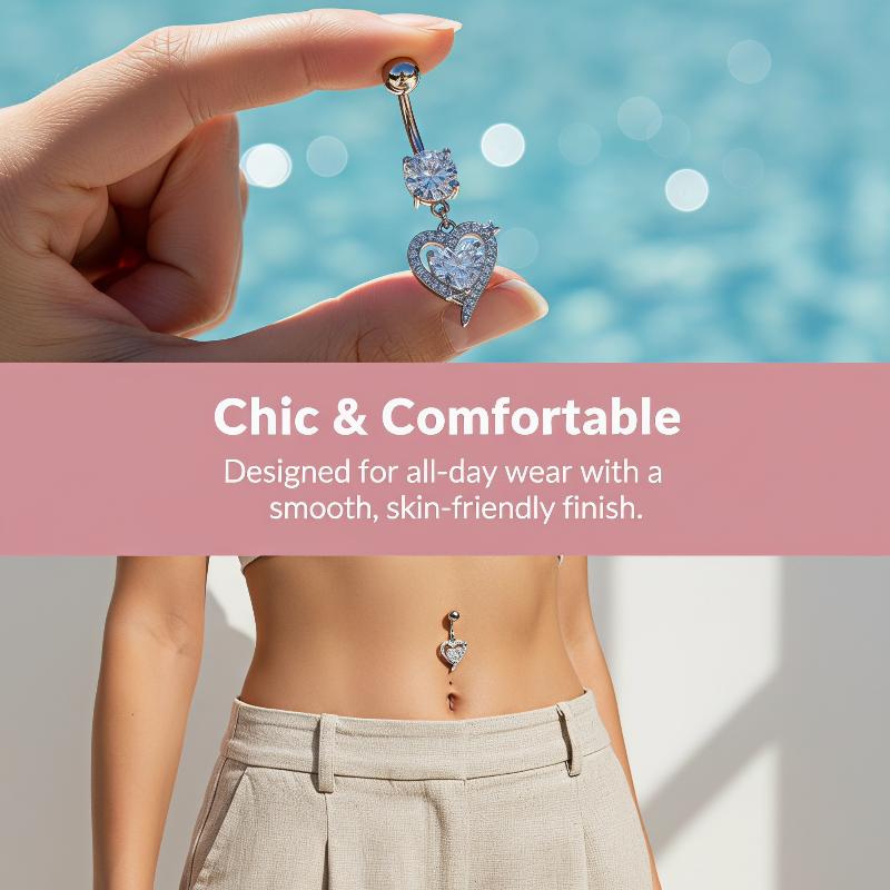 1 szt. Wykwintny kolczyk do pę – Body Jewelry Belly Button Rings recenzja i cena